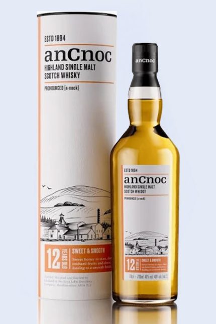 anCnoc 12 Year Old Highland Single Malt Scotch Whisky 70cl 🥃 | Smooth & Fresh Whisky