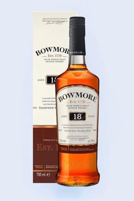 Bowmore 18 Year Old Islay Single Malt Scotch Whisky 70cl 🥃 | Premium Aged Whisky