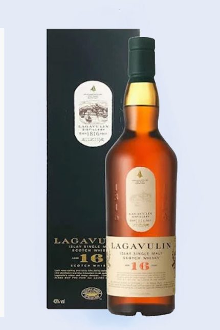Lagavulin 16 Year Old Islay Single Malt Scotch Whisky 70cl 🥃 | Peated Whisky